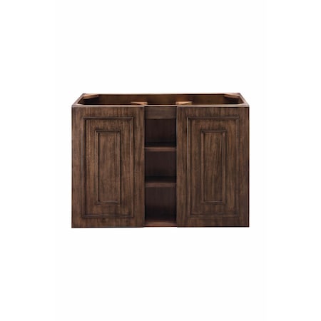 James Martin Vanities Alicante 39.5in Single Vanity Cabinet, Mid-Century Acacia E110-V39.5-MCA